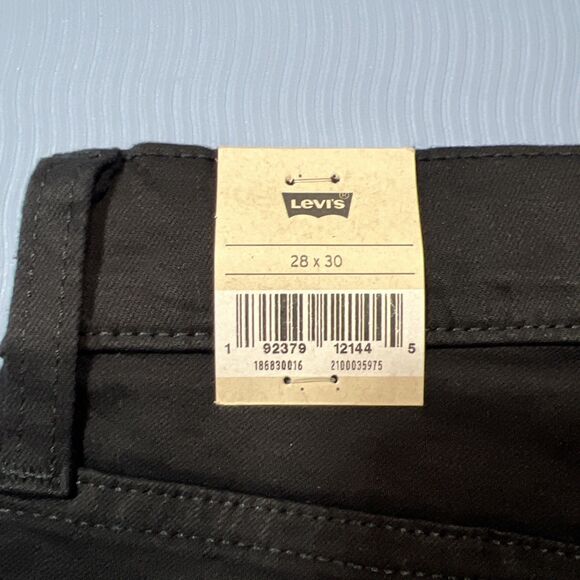 Levi’s 724 High Rise Straight Women’s Black Jeans Size 28x30 - Picture 5 of 8